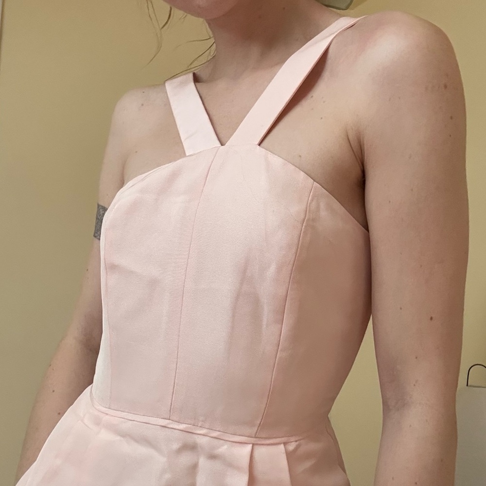 J. Crew Size 0 Bridesmaid Dress, Lexie Faille in Shell Pink